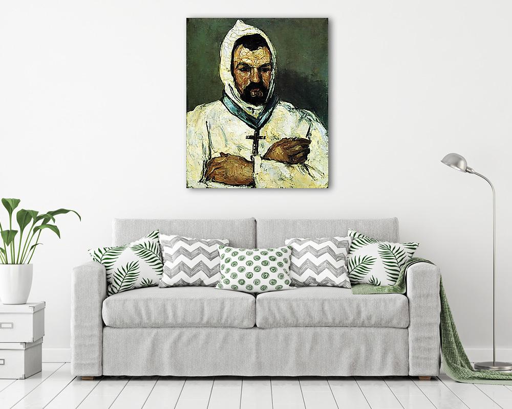 Portré a szerzetes Dominik atyáról - vászonkép, falikép vásárlás Portré a szerzetes Dominik atyáról (vászonkép) - vászonkép, falikép otthonra és irodába