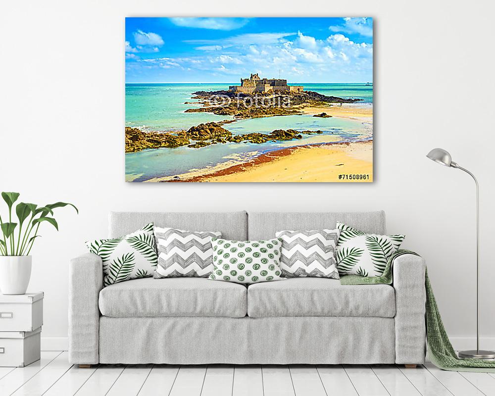 Saint Malo erőd - vászonkép, falikép vásárlás Saint Malo erőd (vászonkép) - vászonkép, falikép otthonra és irodába