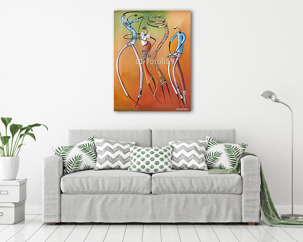 Az afrikai emberek életére támaszkodva. - vászonkép, falikép vásárlás Az afrikai emberek életére támaszkodva. (vászonkép) - vászonkép, falikép otthonra és irodába