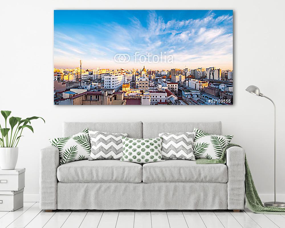 Korán reggel Buenos Airesben, Argentínában - vászonkép, falikép vásárlás Korán reggel Buenos Airesben, Argentínában (vászonkép) - vászonkép, falikép otthonra és irodába