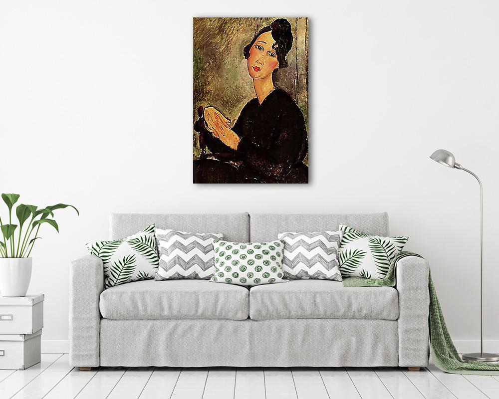 Dedie portréja - vászonkép, falikép vásárlás Dedie portréja (többrészes kép) - vászonkép, falikép otthonra és irodába