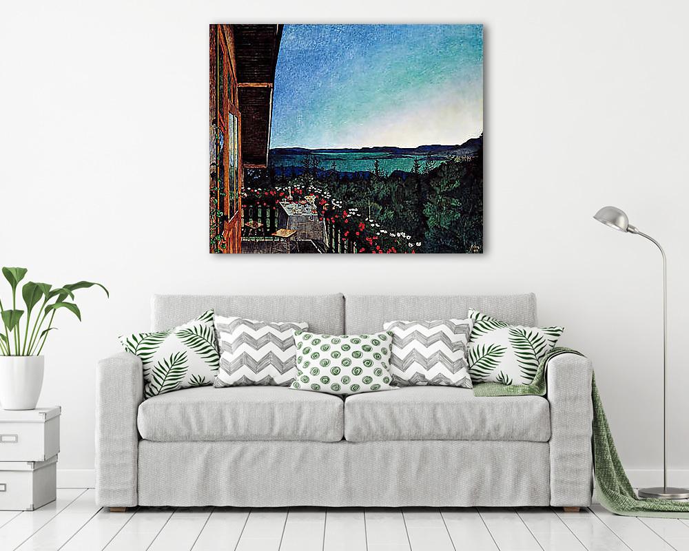 Nyári este (vászonkép) - vászonkép, falikép otthonra és irodába