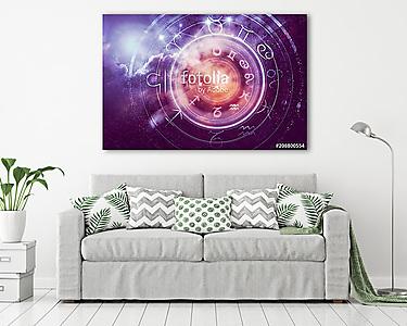 astrology horoscope background (vászonkép) - vászonkép, falikép otthonra és irodába