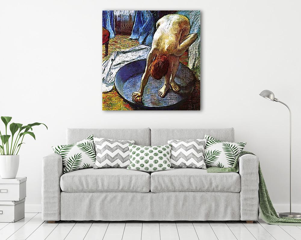 Fürdőző nő - vászonkép, falikép vásárlás Fürdőző nő (vászonkép) - vászonkép, falikép otthonra és irodába