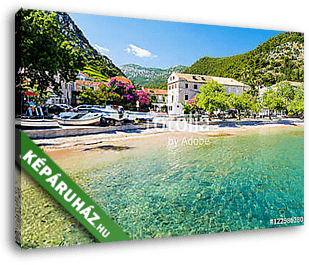 stunning beach in Dalmatia on Peljesac peninsula, Croatia - vászonkép 3D látványterv