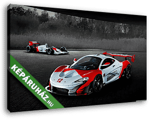 McLaren Senna és Formula 1  - vászonkép 3D látványterv