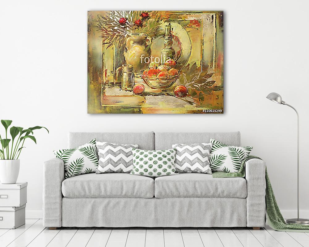 csendélet kézzel készített festmény - vászonkép, falikép vásárlás csendélet kézzel készített festmény (vászonkép) - vászonkép, falikép otthonra és irodába