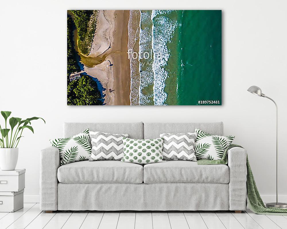 Sissial Beach - Santa Catarina - Brazília (légifotó) - vászonkép, falikép vásárlás Sissial Beach - Santa Catarina - Brazília (légifotó) (vászonkép) - vászonkép, falikép otthonra és irodába