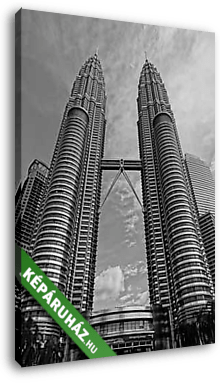 Petronas-tornyok, Kuala Lumpur, Malajzia - vászonkép 3D látványterv