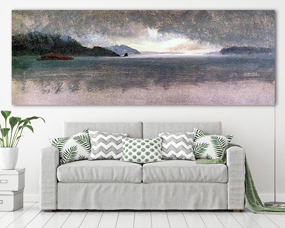 Békés hajnali táj - vászonkép, falikép vásárlás Békés hajnali táj (vászonkép) - vászonkép, falikép otthonra és irodába