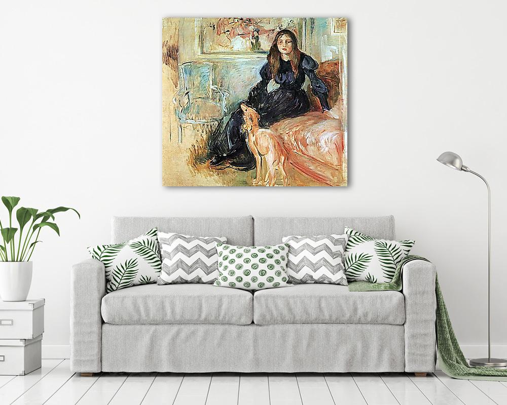 Julie Manet és az agara, Laertes (vászonkép) - vászonkép, falikép otthonra és irodába