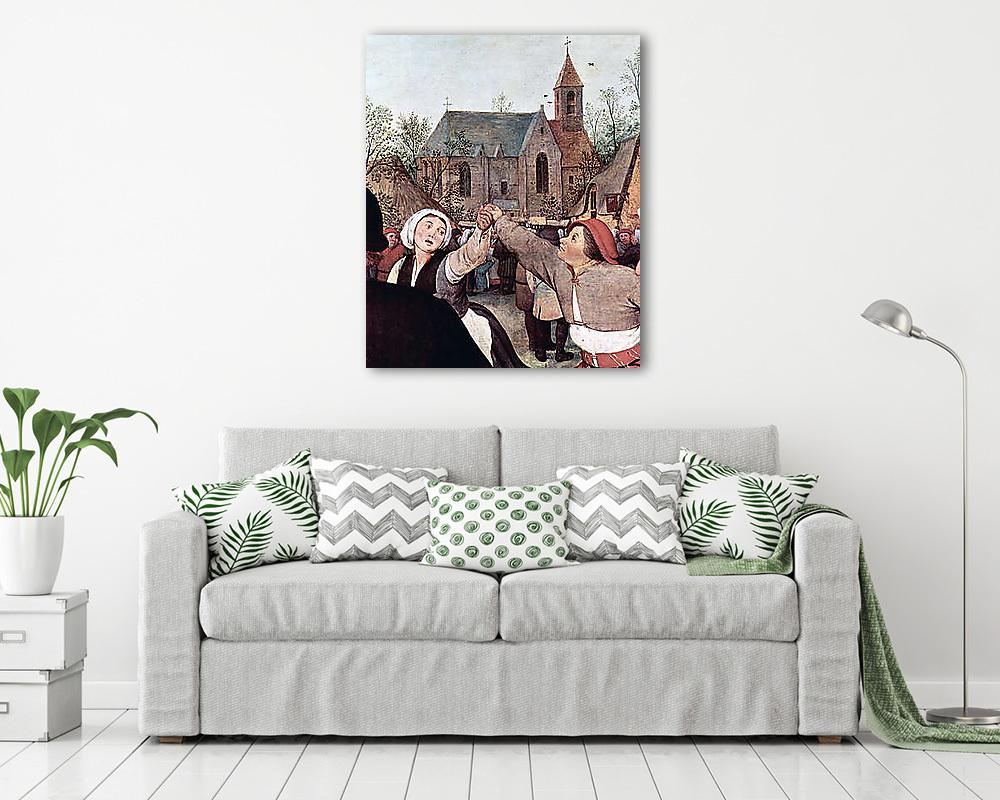 Paraszttánc, részlet (színverzió 1) - vászonkép, falikép vásárlás Paraszttánc, részlet (színverzió 1) (poszter) - vászonkép, falikép otthonra és irodába