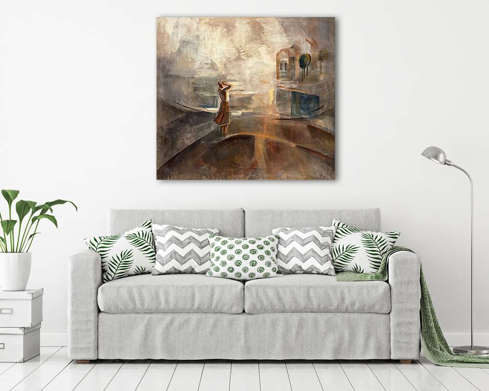 Visszhang (részlet) 1936 (többrészes kép) - vászonkép, falikép otthonra és irodába