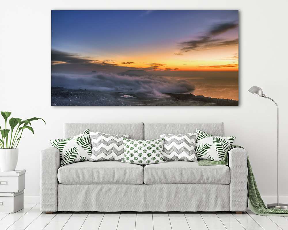 Ködvonat (vászonkép) - vászonkép, falikép otthonra és irodába