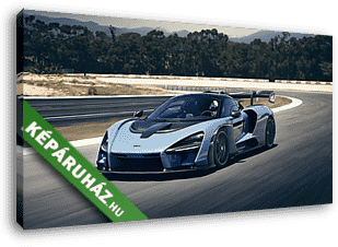 McLaren Senna Victory Grey - vászonkép 3D látványterv