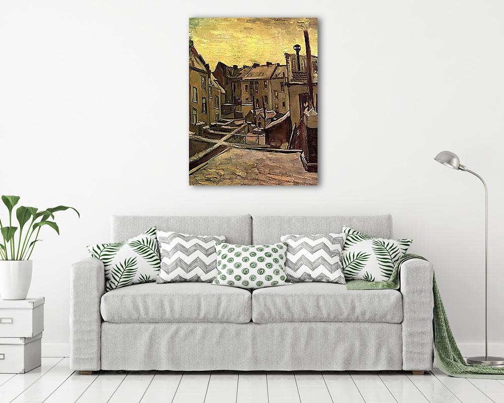 Régi házak Antwerpenben - vászonkép, falikép vásárlás Régi házak Antwerpenben (vászonkép) - vászonkép, falikép otthonra és irodába