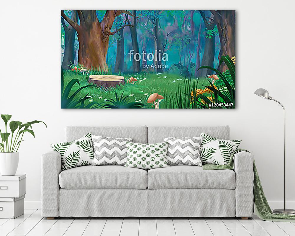 Meseerdő - vászonkép, falikép vásárlás Meseerdő (vászonkép) - vászonkép, falikép otthonra és irodába