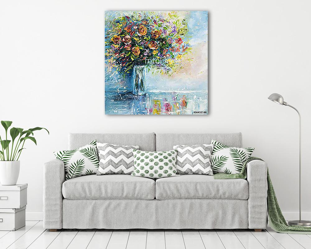 Flower bouquet - vászonkép, falikép vásárlás Flower bouquet (vászonkép) - vászonkép, falikép otthonra és irodába