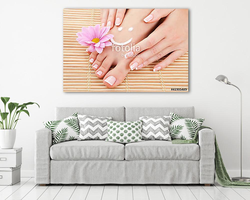 care for beautiful woman legs - vászonkép, falikép vásárlás care for beautiful woman legs (vászonkép) - vászonkép, falikép otthonra és irodába