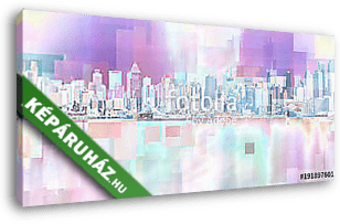 Manhattan - vászonkép 3D látványterv