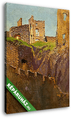 A beckói vár romjai - vászonkép 3D látványterv