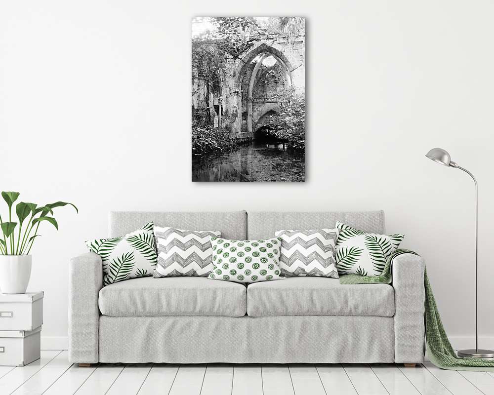 Rom a tatai angolkertben (1927) - színverzió 2 (többrészes kép) - vászonkép, falikép otthonra és irodába