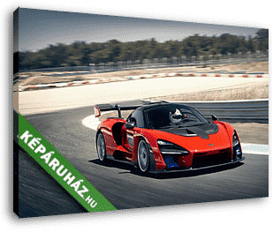 McLaren Senna a pályán - vászonkép 3D látványterv