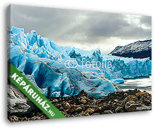 Korán reggel a Perito Moreno gleccseren, Argentínában - vászonkép 3D látványterv