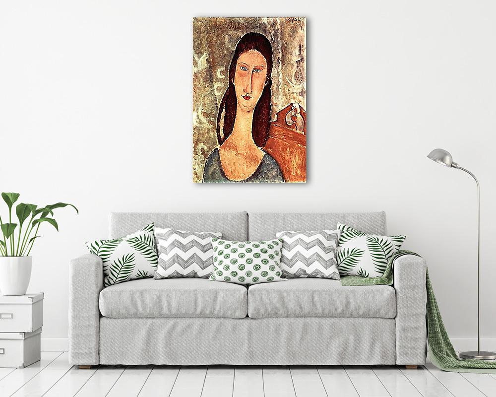 Jeanne Hebuterne portréja - vászonkép, falikép vásárlás Jeanne Hebuterne portréja (poszter) - vászonkép, falikép otthonra és irodába