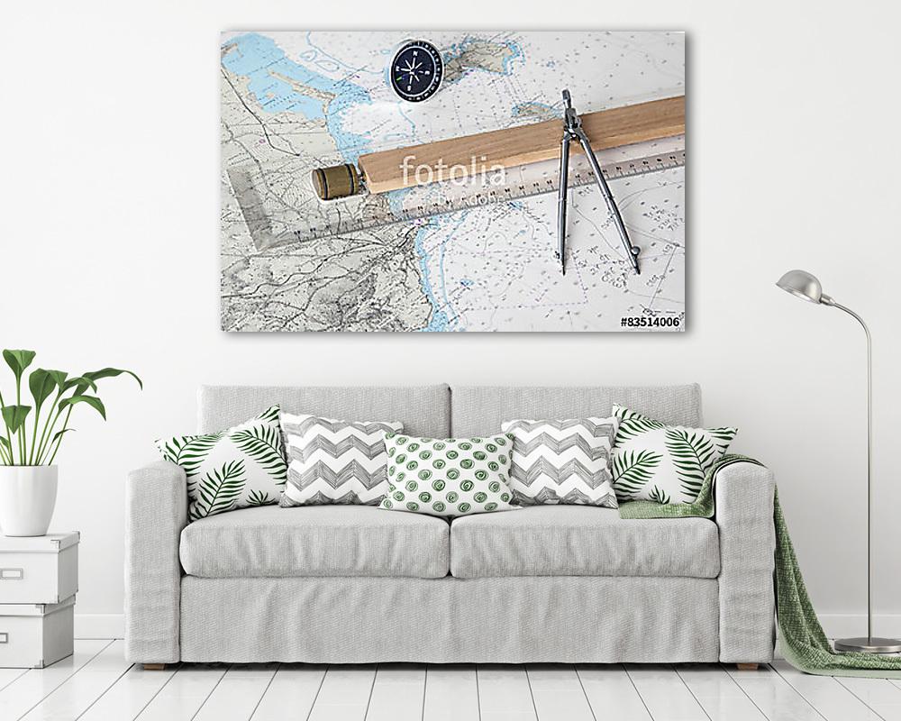 Térképész szett (fotótapéta) - vászonkép, falikép otthonra és irodába