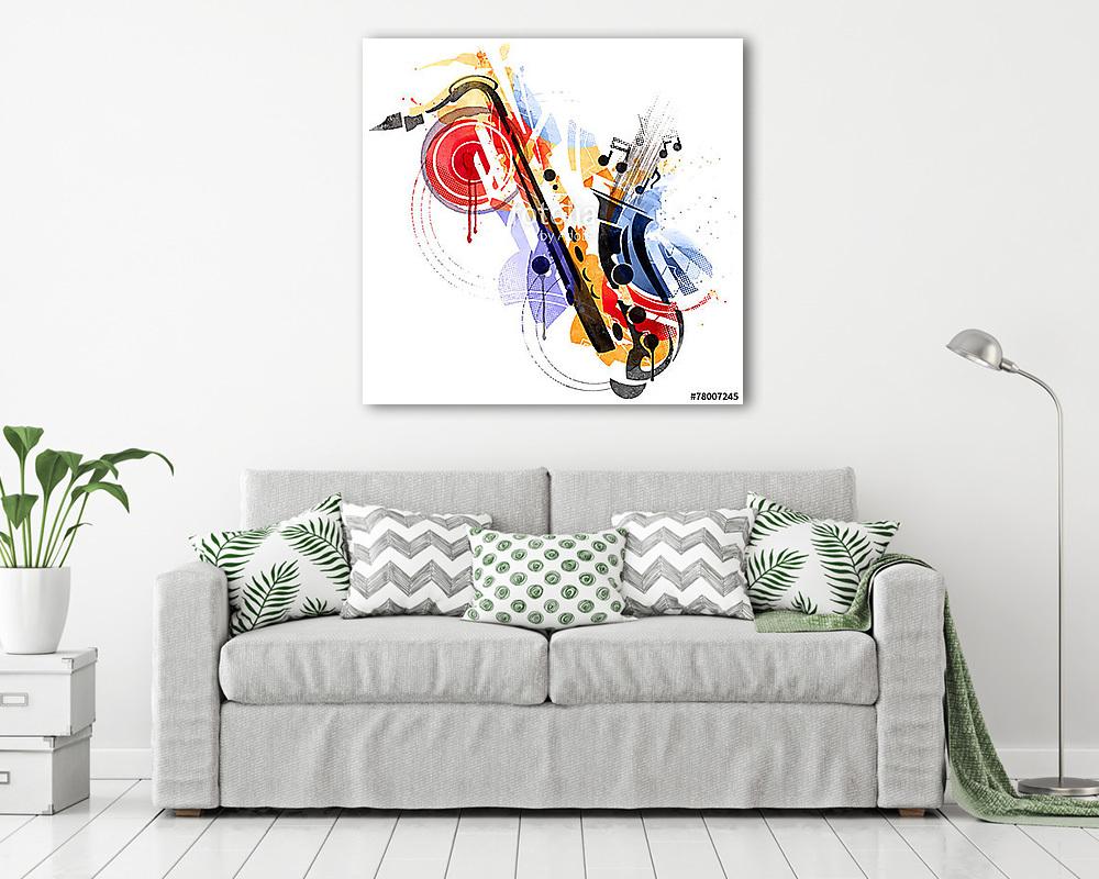 A Sax művészete (vászonkép) - vászonkép, falikép otthonra és irodába