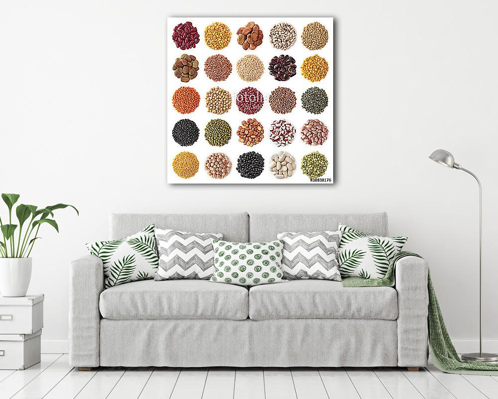 Hüvelyesgyűjtemény (vászonkép) - vászonkép, falikép otthonra és irodába