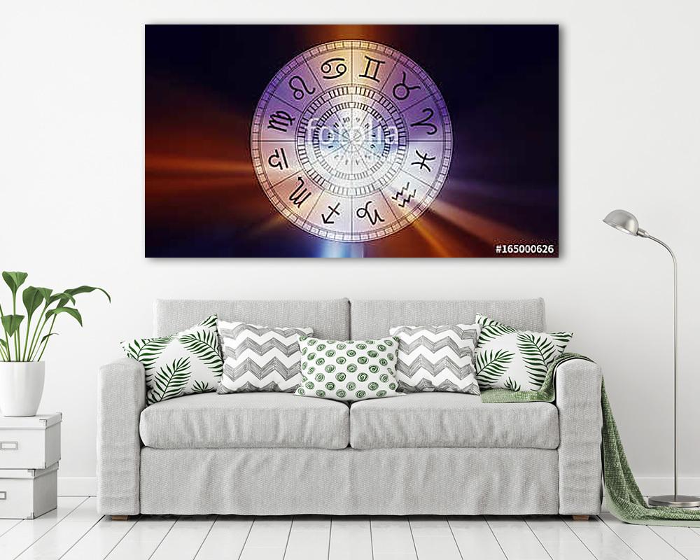 Zodiac astrology signs for horoscope - vászonkép, falikép vásárlás Zodiac astrology signs for horoscope (vászonkép) - vászonkép, falikép otthonra és irodába