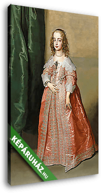Stuart Mária Henrietta hercegnő portréja - vászonkép 3D látványterv