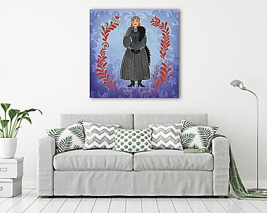 Rókaszemű királylány (Sansa Stark) (vászonkép) - vászonkép, falikép otthonra és irodába