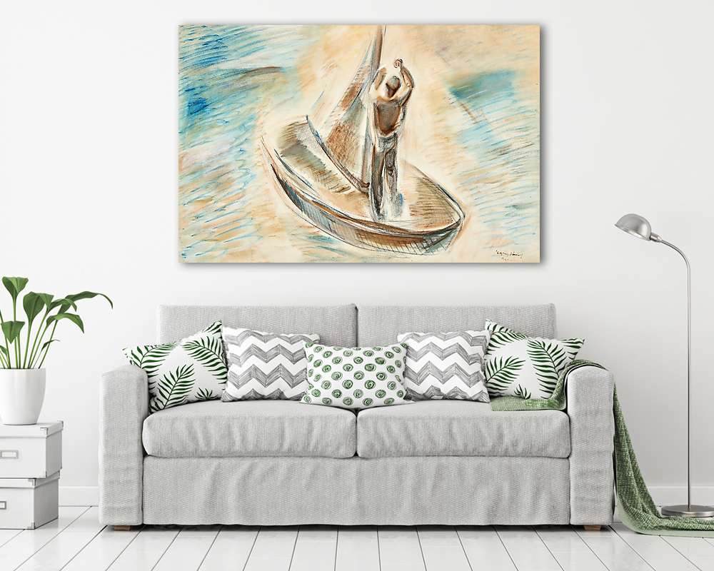 Vitorlaigazító (1927) - vászonkép, falikép vásárlás Vitorlaigazító (1927) (keretezett kép) - vászonkép, falikép otthonra és irodába