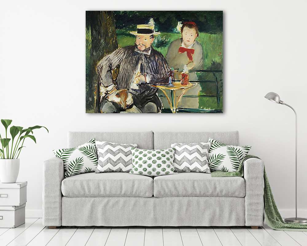 Ernest Hoschede és Márta portréja - vászonkép, falikép vásárlás Ernest Hoschede és Márta portréja (vászonkép) - vászonkép, falikép otthonra és irodába