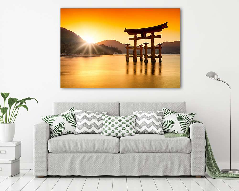 Torii Miyajima Japánban - vászonkép, falikép vásárlás Torii Miyajima Japánban (vászonkép) - vászonkép, falikép otthonra és irodába
