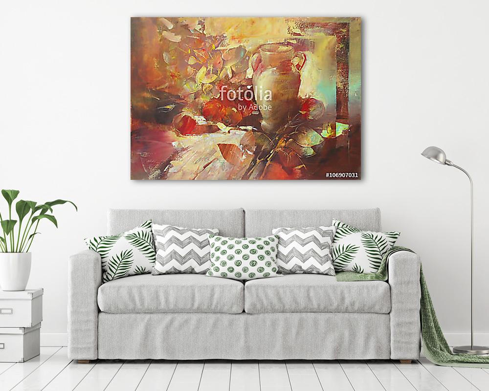 csendélet kézzel készített festmény - vászonkép, falikép vásárlás csendélet kézzel készített festmény (keretezett kép) - vászonkép, falikép otthonra és irodába