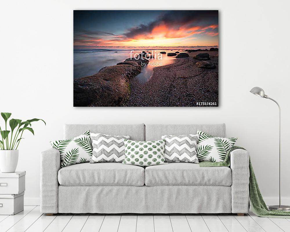 Beauty of dawn /
Magnificent sunrise view at the Black sea coas - vászonkép, falikép vásárlás Beauty of dawn /
Magnificent sunrise view at the Black sea coas (vászonkép) - vászonkép, falikép otthonra és irodába