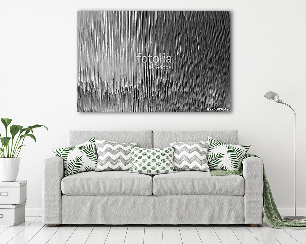 abstract black and white texture blue lines of zoom / plastic lines rays blue abstract texture for overlapping, modern design (többrészes kép) - vászonkép, falikép otthonra és irodába