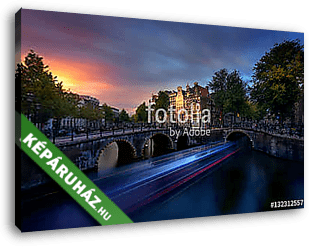 Amsterdam Sunset - Netherlands - vászonkép 3D látványterv