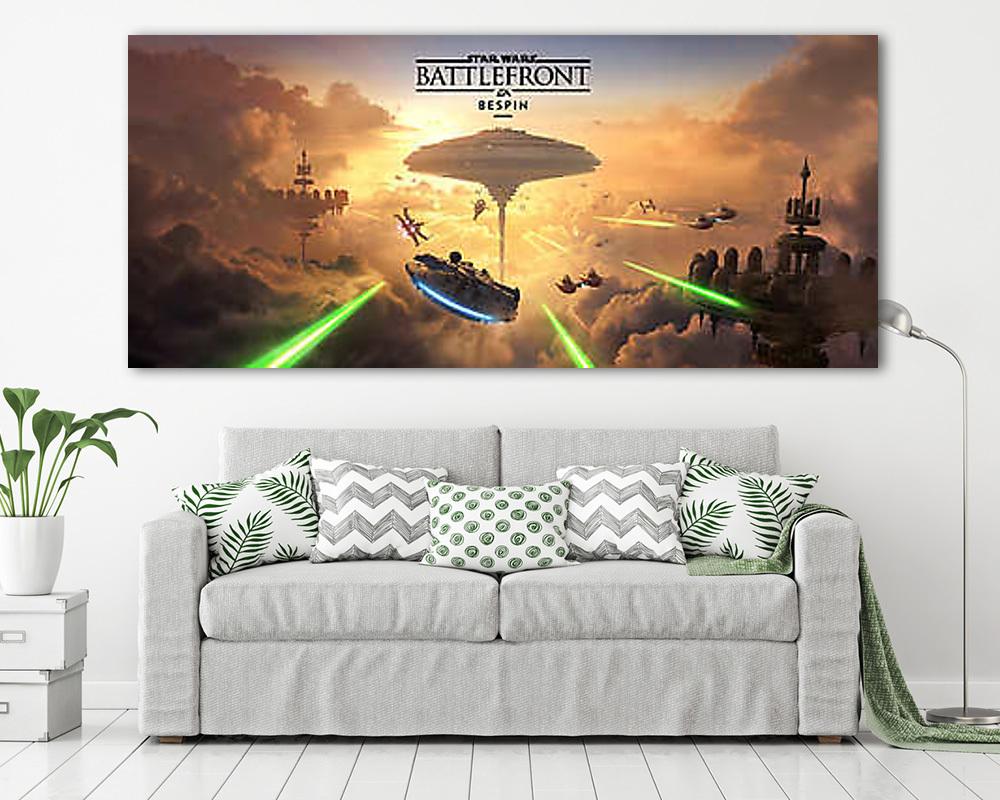Star Wars: Battlefront II. - Bespin videojáték téma (vászonkép) - vászonkép, falikép otthonra és irodába