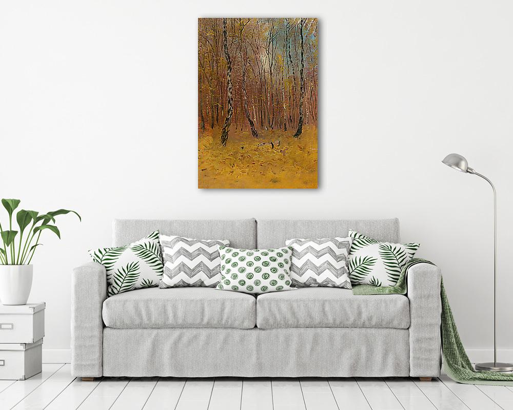 Őszi erdő (fotótapéta) - vászonkép, falikép otthonra és irodába