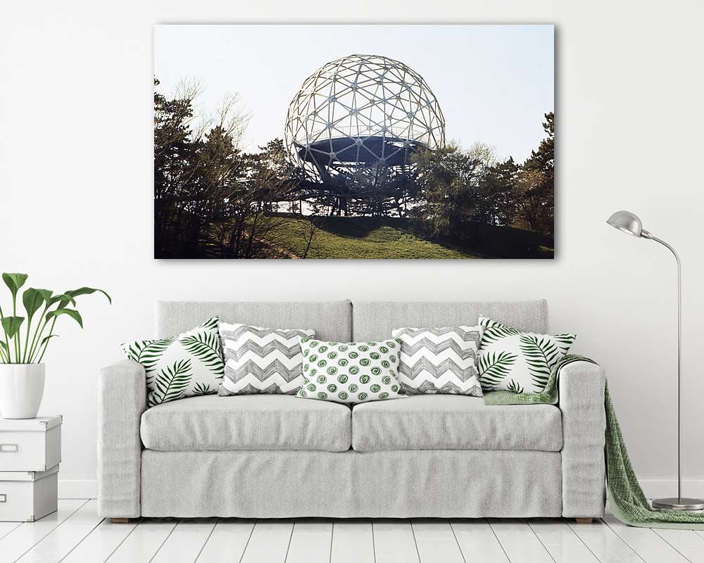 Balatonboglár, Gömbkilátó (1979) (keretezett kép) - vászonkép, falikép otthonra és irodába