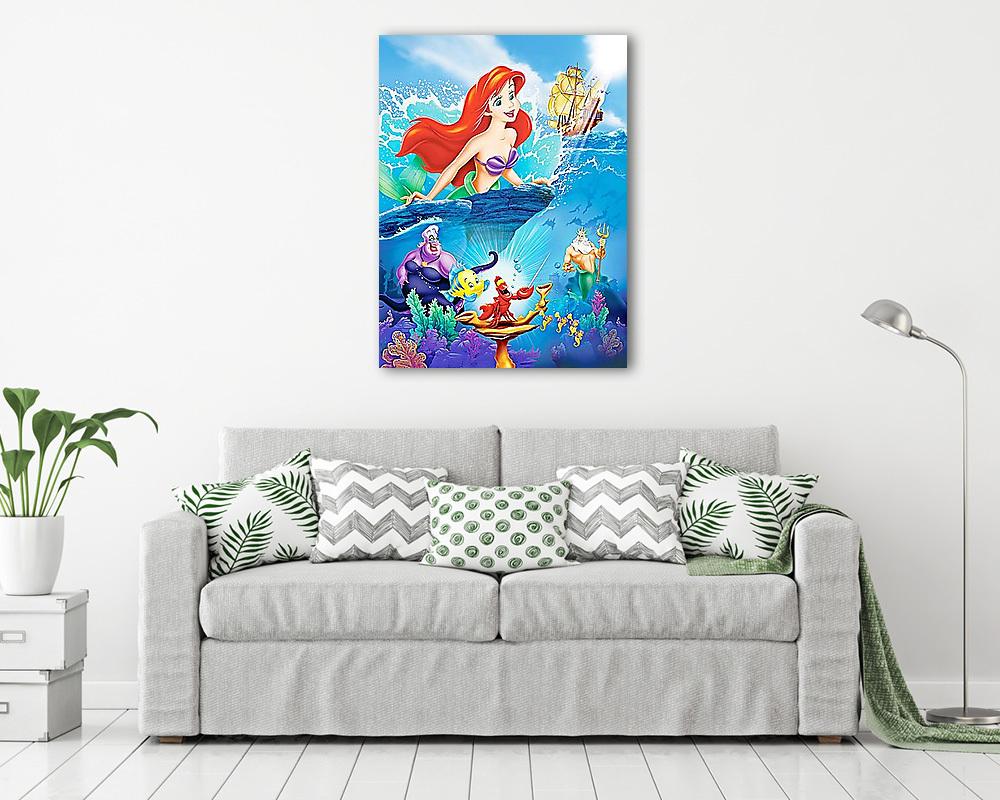 A kis hableány (vászonkép) - vászonkép, falikép otthonra és irodába