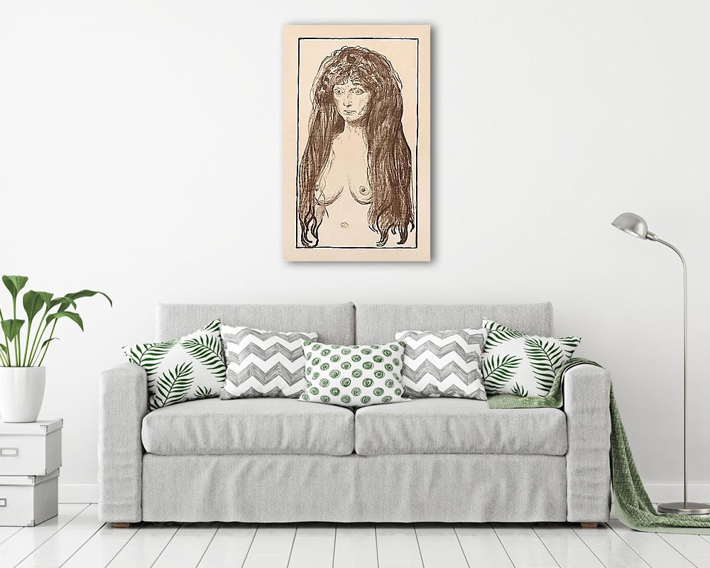 Női akt - vászonkép, falikép vásárlás Női akt (vászonkép) - vászonkép, falikép otthonra és irodába