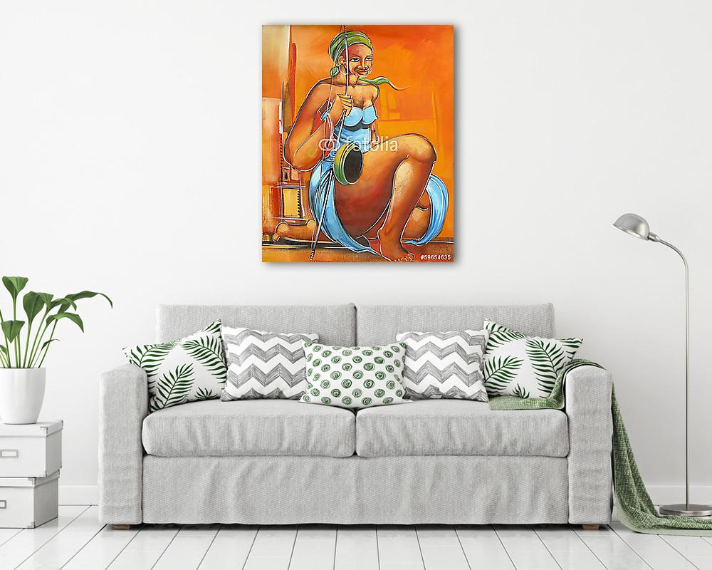 Az afrikai emberek életére támaszkodva. - vászonkép, falikép vásárlás Az afrikai emberek életére támaszkodva. (vászonkép) - vászonkép, falikép otthonra és irodába