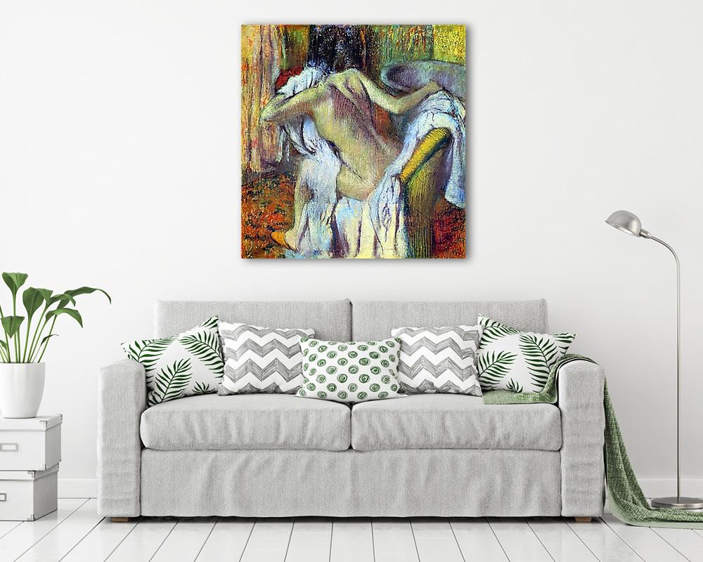 Fürdés után, No. 4 (keretezett kép) - vászonkép, falikép otthonra és irodába