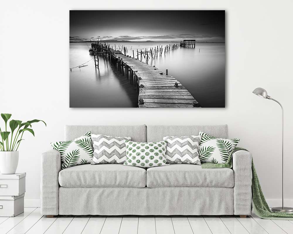 Egy békés ősi móló - vászonkép, falikép vásárlás Egy békés ősi móló (vászonkép) - vászonkép, falikép otthonra és irodába